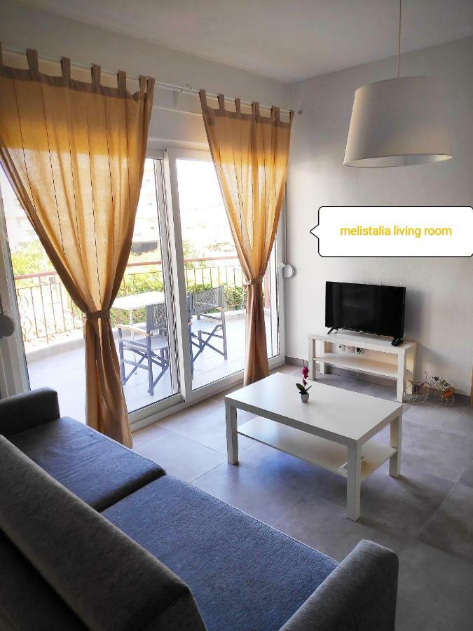 Melistalia Appartment 1 เนอา มิคานิโอนา ภายนอก รูปภาพ